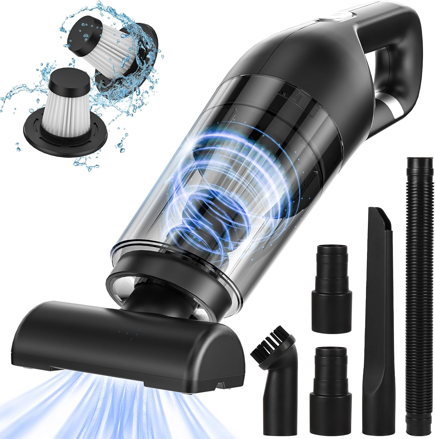 Aspirateur de table sans fil 120W noir Vendos85 - Mathon