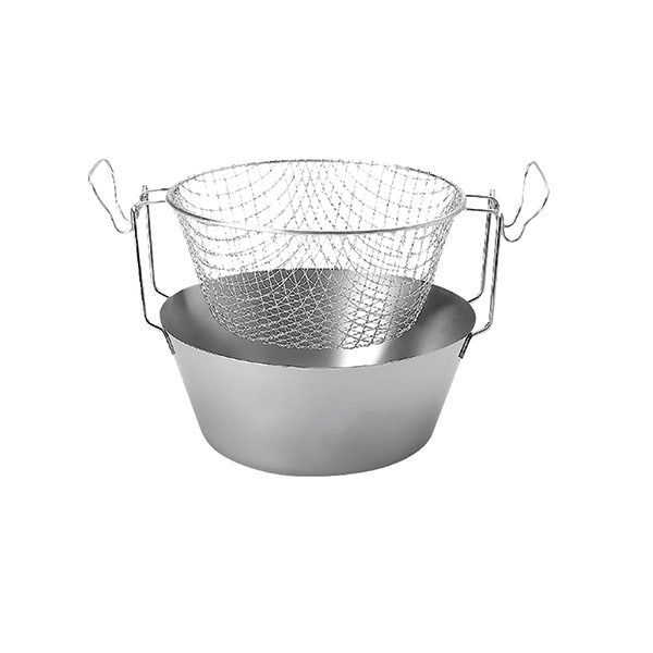 Friteuse traditionnelle avec bassine inox 20 cm Artame - Mathon