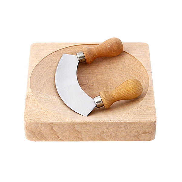 Hachoir berceuse manuel avec bol persillade Roger Orfèvre - Mathon