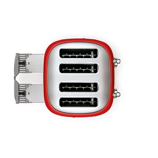 Toaster 4 fentes rouge 2000 W TSF03RDEU Smeg - Mathon - 5