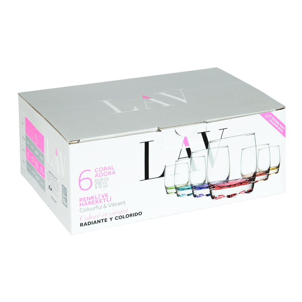 Boîte de 6 gobelets Adora 27 cl LAV - Mathon - 3