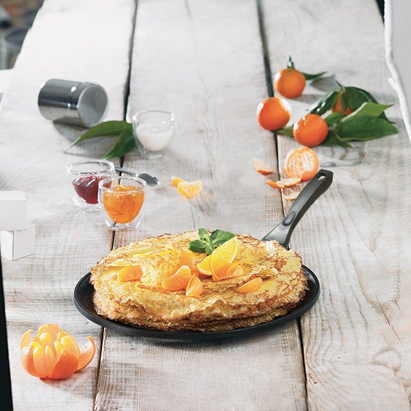 Crêpière traditionnelle avec revêtement anti-adhésif 28 cm Mathon - Mathon - 2