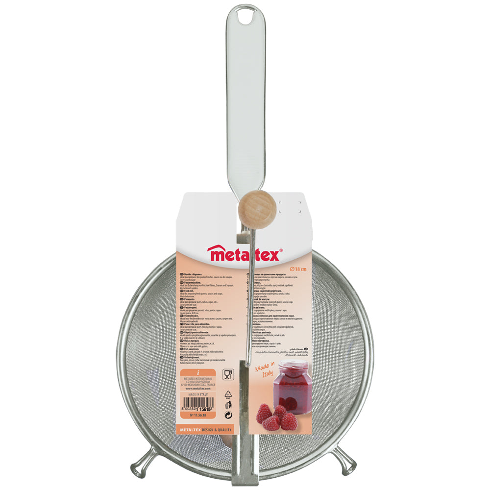 Moulin à poisson tamis étamé Metaltex - Mathon - 2