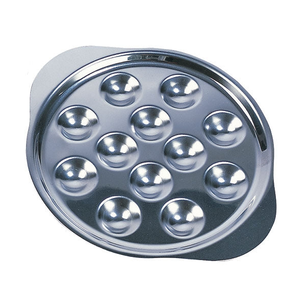 Plat à escargots 12 trous en inox Lebrun - Mathon