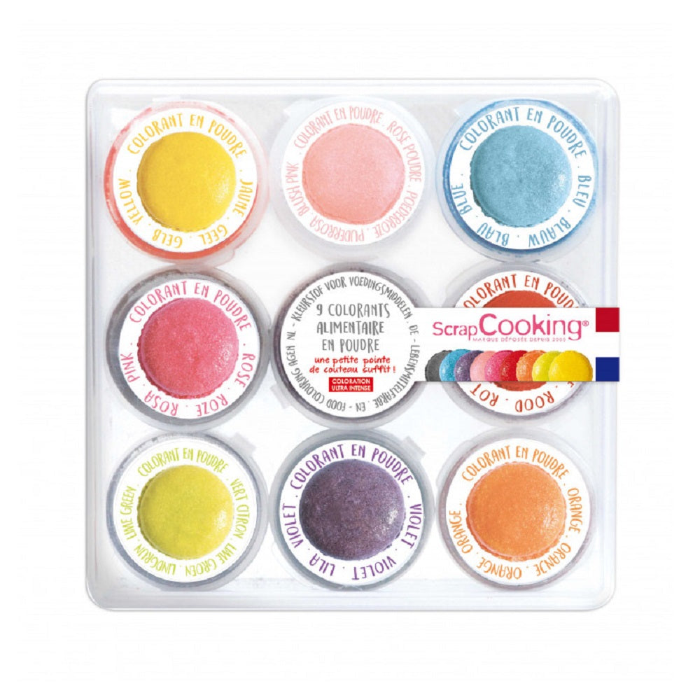 9 minis colorants Scrapcooking - Mathon - 1