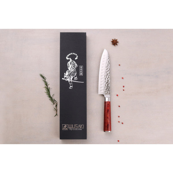 Santoku Pakka X50 Wusaki 17cm Wusaki - Mathon - 3