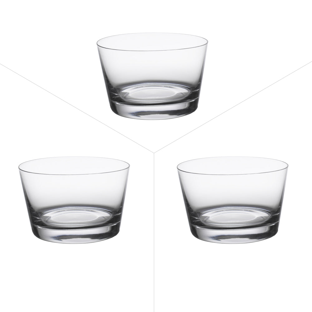 Boîte de 3 verrines Coniques 27 cl Rona - Mathon - 1