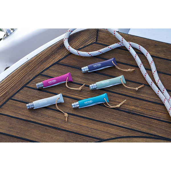 Couteau pliant N°06 baroudeur Turquoise 7 cm Opinel - Mathon - 2