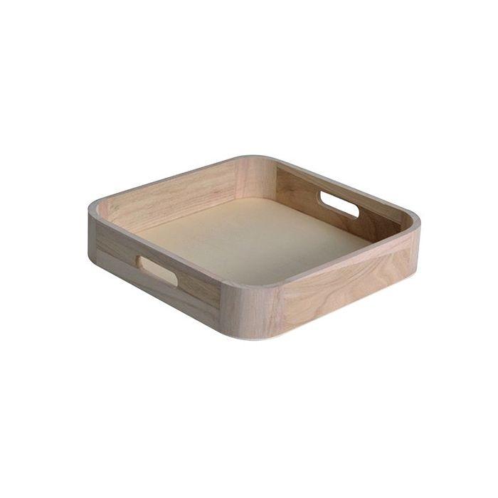 Plateau en bois design 32 x 22 cm Artemio - Mathon