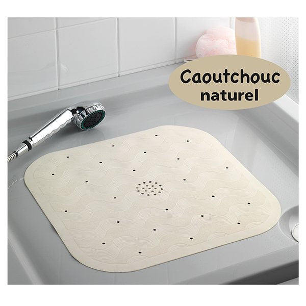 Tapis anti-dérapant douche caoutchouc naturel Wenko by Maximex - Mathon - 2