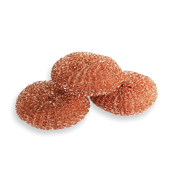 3 Tampons à récurer en cuivre Wenko by Maximex - Mathon - 1