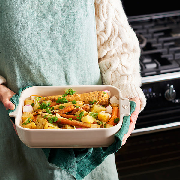 Plat à four céramique Appolia rectangulaire écru 32 cm Peugeot - Mathon - 4