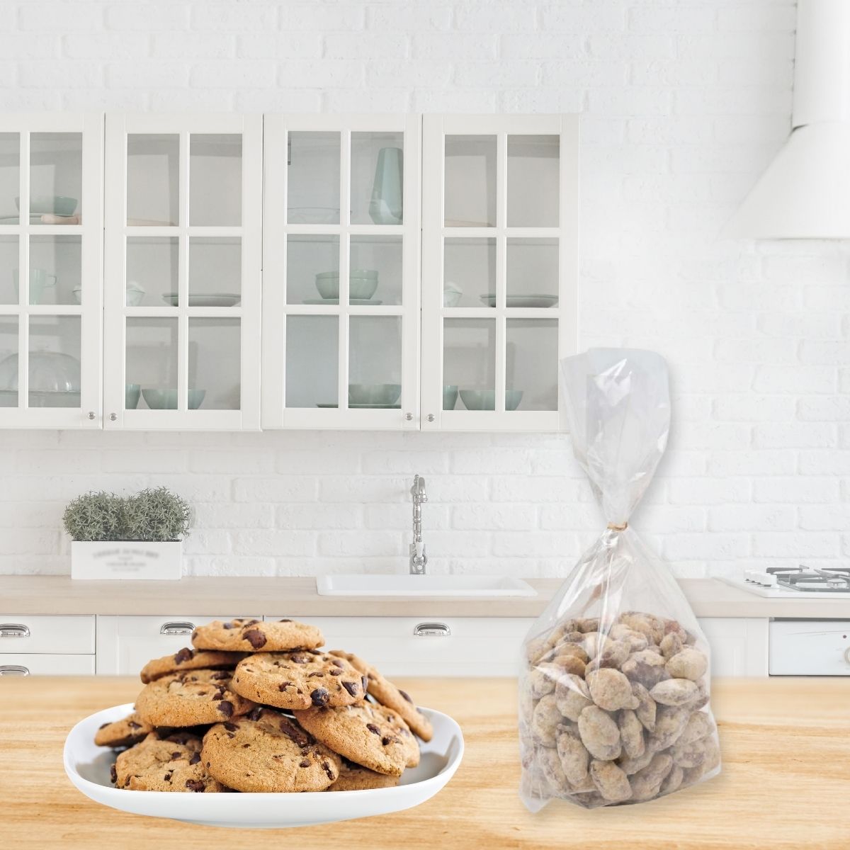 Lot de 10 grands sachets biscuits transparents Smart Pastry Zenker