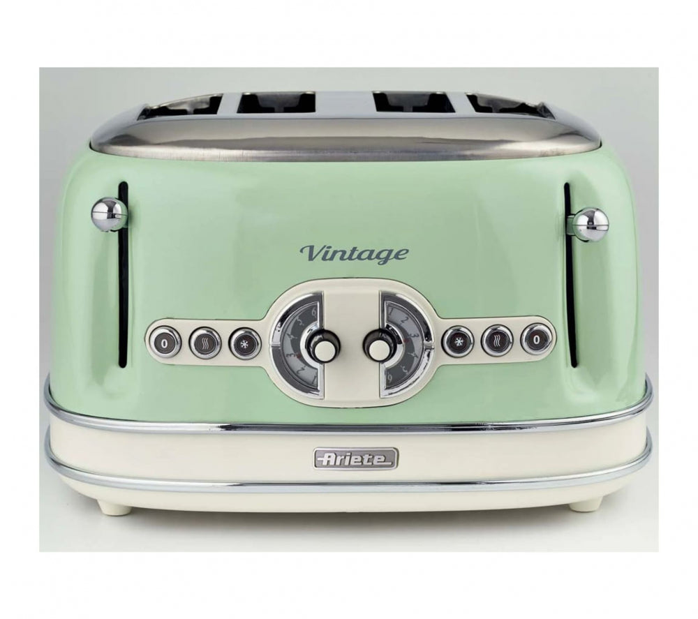 Grille pain 4 fentes Vintage Verde 1630 W Ariete - Mathon - 2