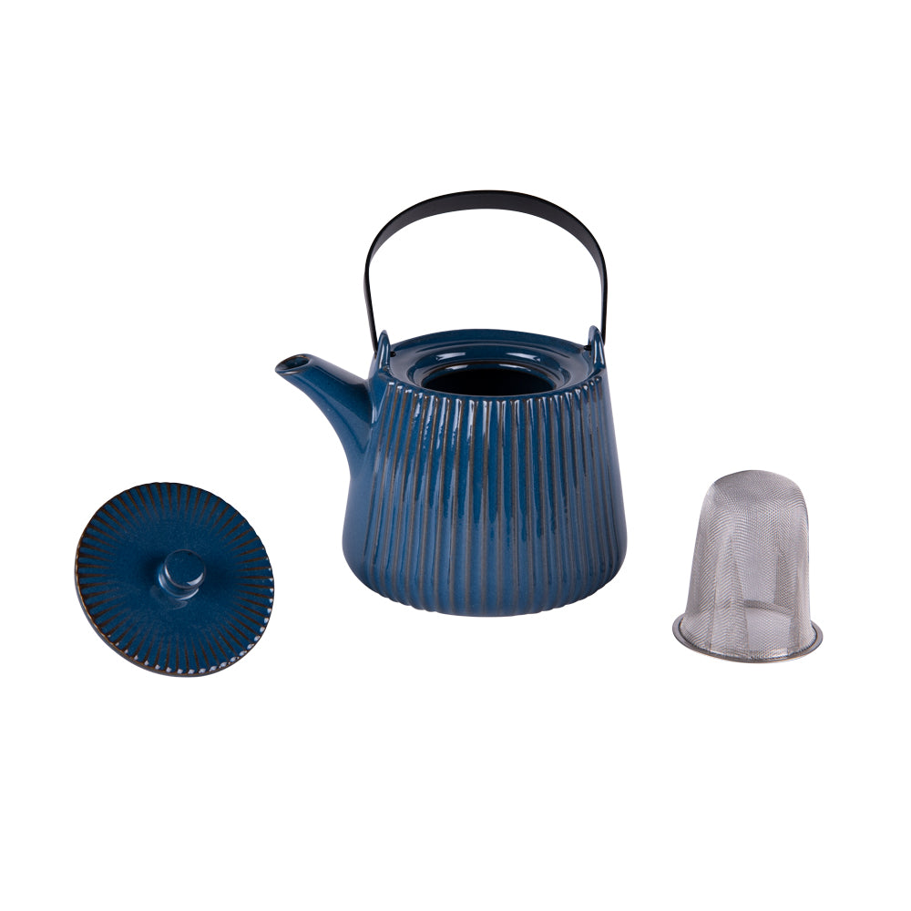 Théière Tiao 1L bleu avec filtre Table passion - Mathon - 2