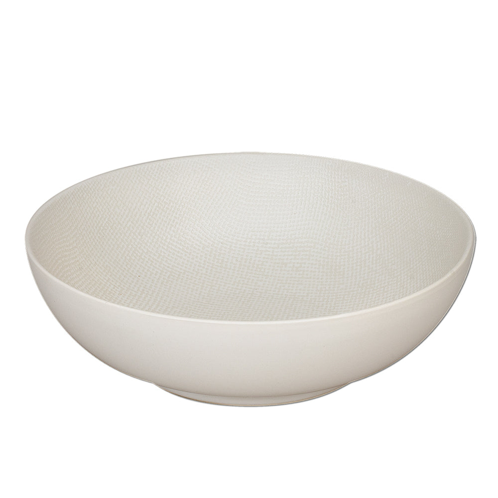 Saladier Vésuvio blanc 24 cm Table passion - Mathon
