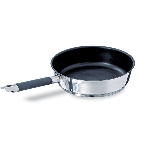 Sauteuse antiadhésive inox et couvercle Rapid Cook 24 cm Mathon - Mathon - 3