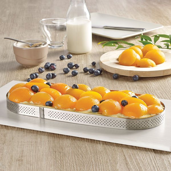 Cercle perforé oblong 30 x 11 cm De Buyer - Mathon - 1