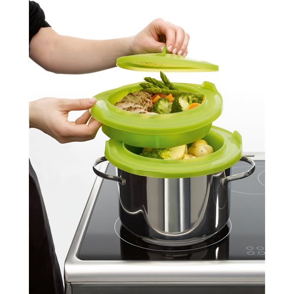 Cuit vapeur 2 étages Lékué - Mathon - 3