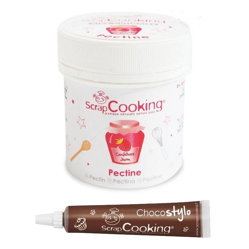 Pectine en poudre + Stylo chocolat Scrapcooking - Mathon