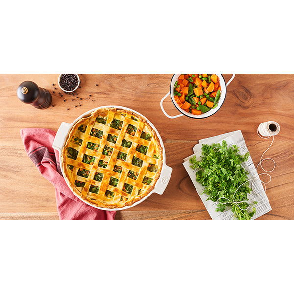 Tourtière céramique Appolia écru 28 cm Peugeot - Mathon - 2