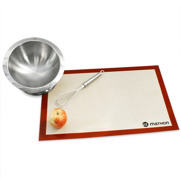 Grand tapis de cuisson professionnel silicone et fibre de verre 58 cm Mathon - Mathon - 2