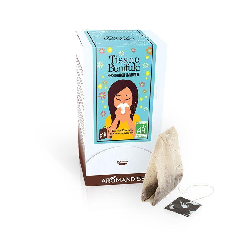 Tisane Benifuki en sachets - Respiration & immunité Aromandise - Mathon
