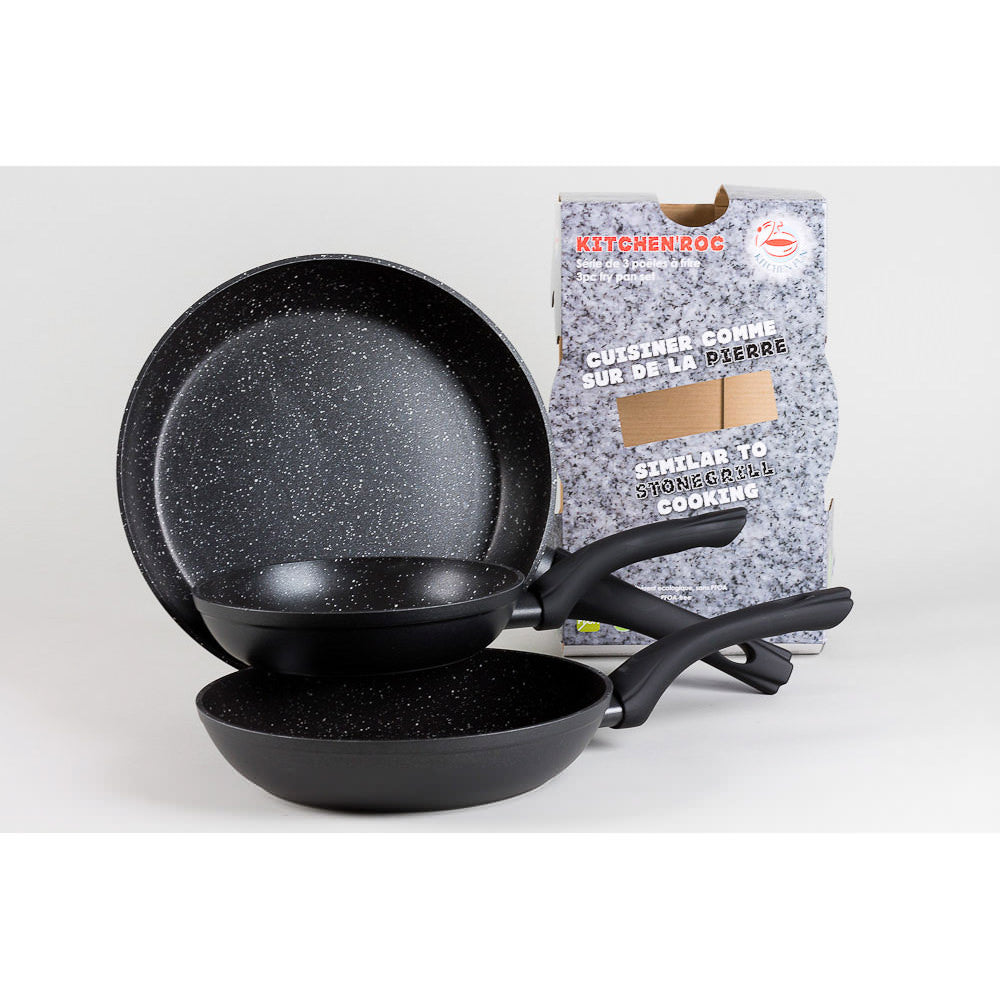 Lot de 3 poêles Kitchen Roc en aluminium Beka - Mathon - 2