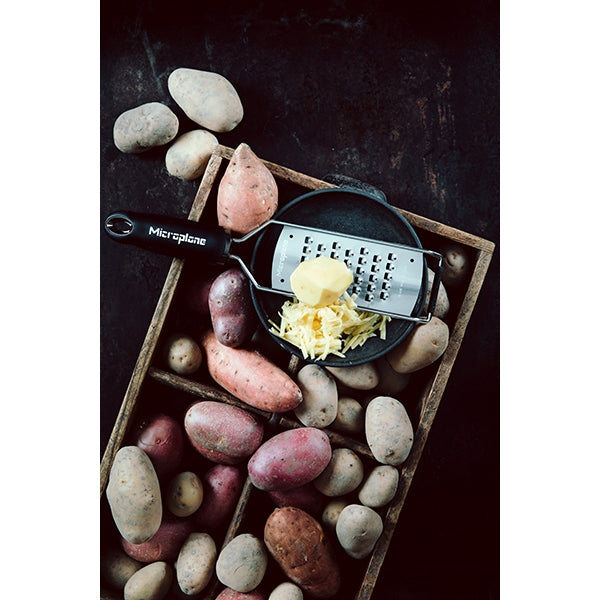 Râpe à fromage Extra grossier Gourmet noire Microplane - Mathon - 5