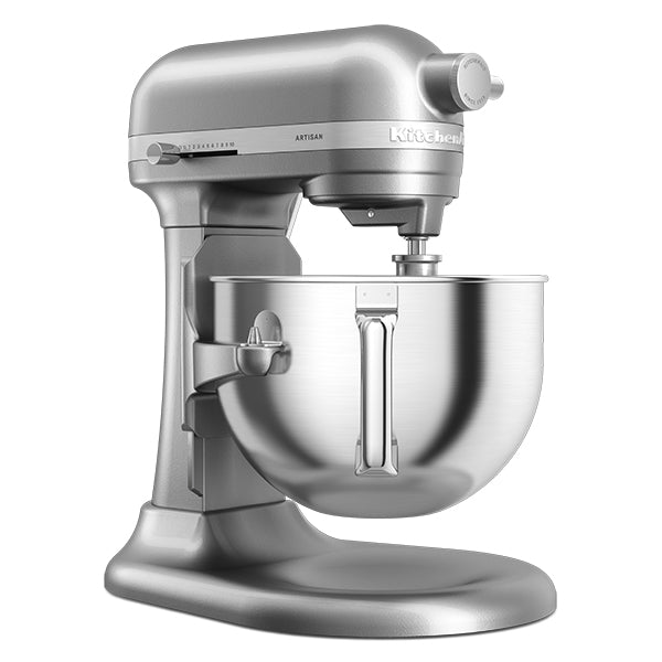 Robot pâtissier multifonction Artisan à bol relevable 5,6 L gris argent 5KSM60SPXECU Kitchenaid - Mathon - 3