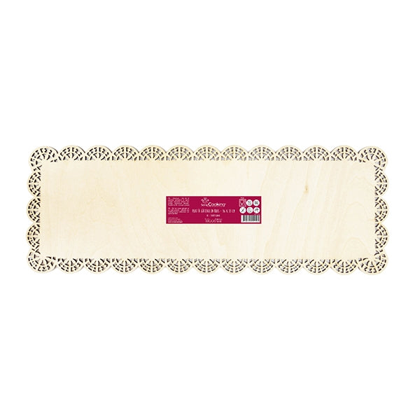 Support en bois pour cake et bûche Scrapcooking - Mathon - 2