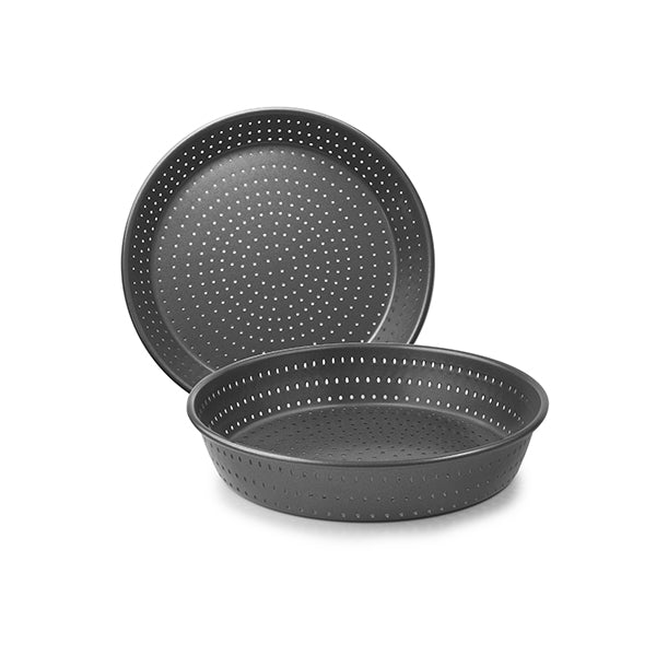 Moule haut perforé antiadhérent en acier 24 cm Ibili - Mathon - 1