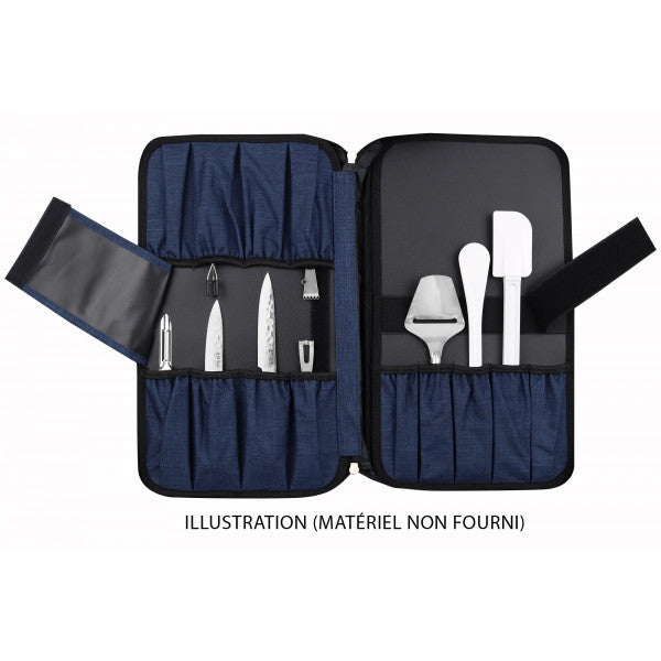 Mallette pour couteaux Wusaki vide 21 places en polyester Wusaki - Mathon - 4