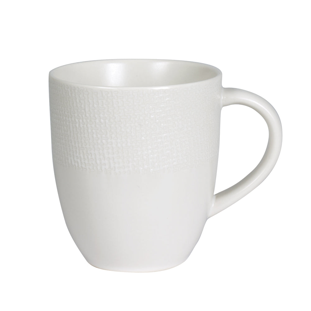 Mug Vésuvio blanc 30 cl (lot de 6) Table passion - Mathon
