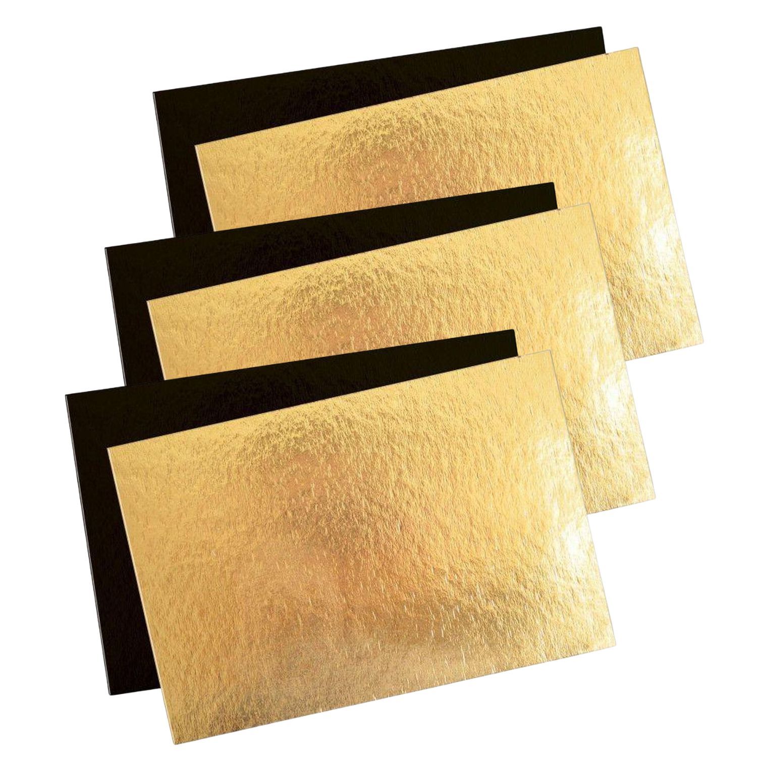 15 supports à gâteaux doré et noir 20 x 30 cm Scrapcooking - Mathon