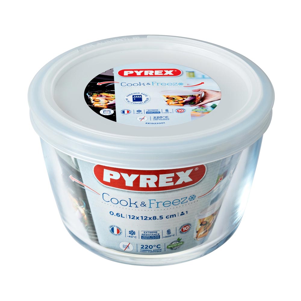 Plat rond cook & freeze 0,6 l Pyrex - Mathon