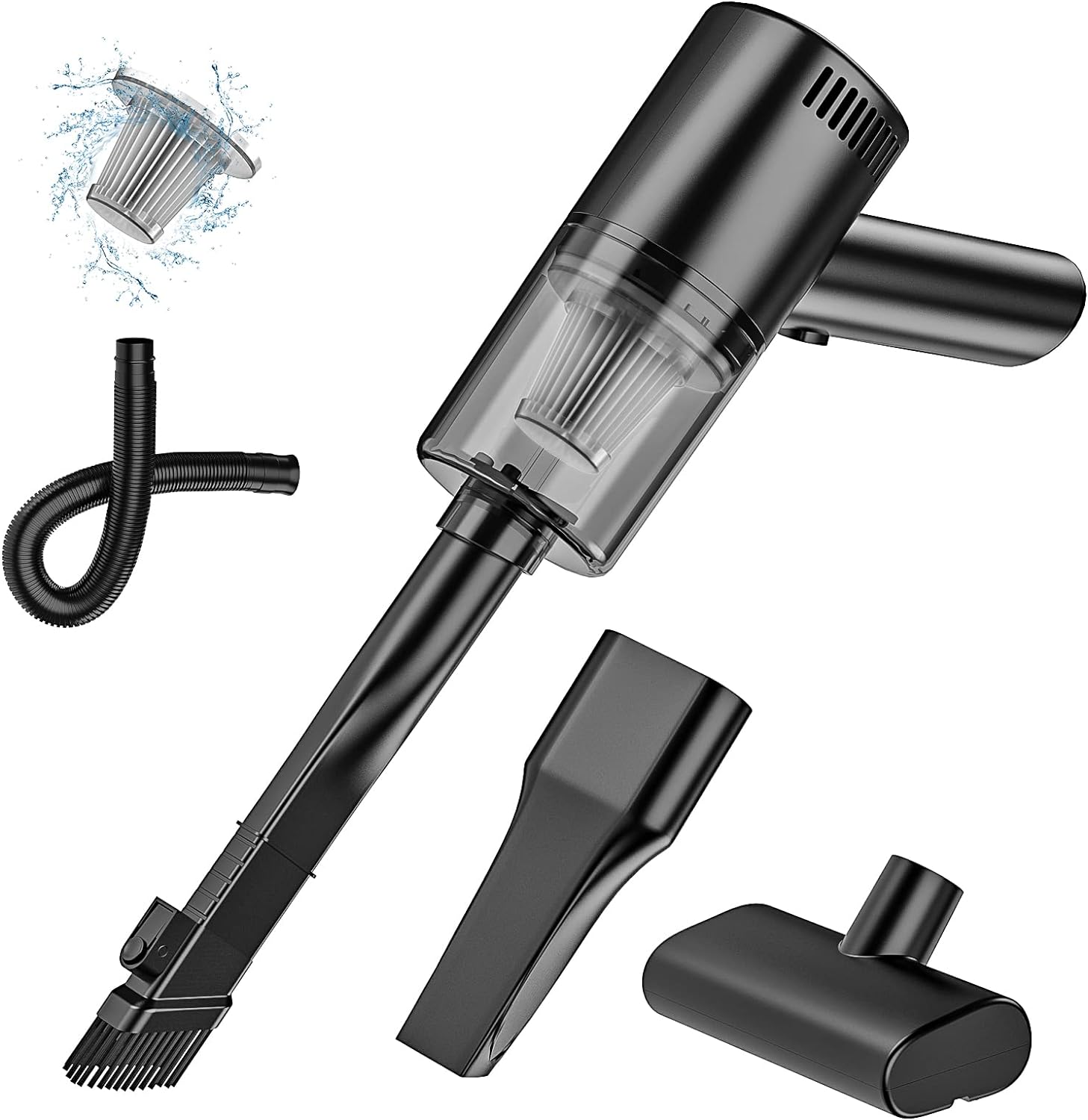 Aspirateur de table sans fil rechargeable 9000PA noir Vendos85 - Mathon