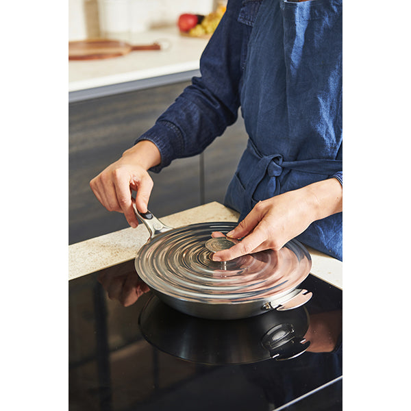 Poêle tout inox Alchimy Loqy sans manche 24 cm De Buyer - Mathon - 5