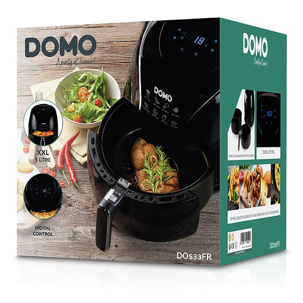 Friteuse à air chaud Deli Fryer XXL 5 L 2000 W DO533FR Domo - Mathon - 6