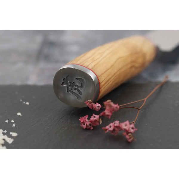 Couteau trancheur damas 10Cr Wusaki 20cm Wusaki - Mathon - 6