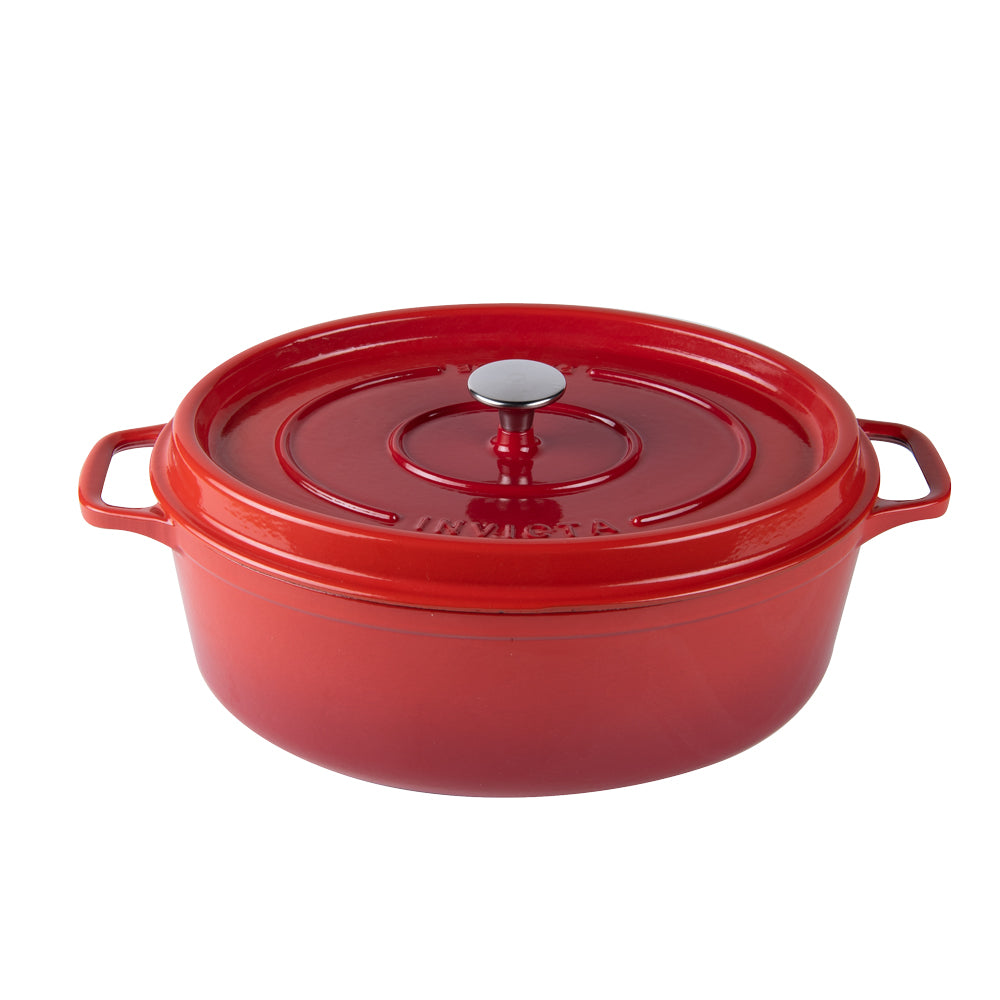 Cocotte ovale Invicta 35 cm Rubis Invicta - Mathon