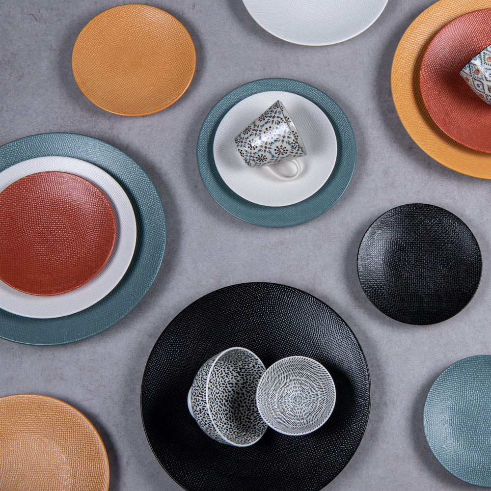 Assiette à pain Vésuvio terra 16 cm (lot de 6) Table passion - Mathon - 3