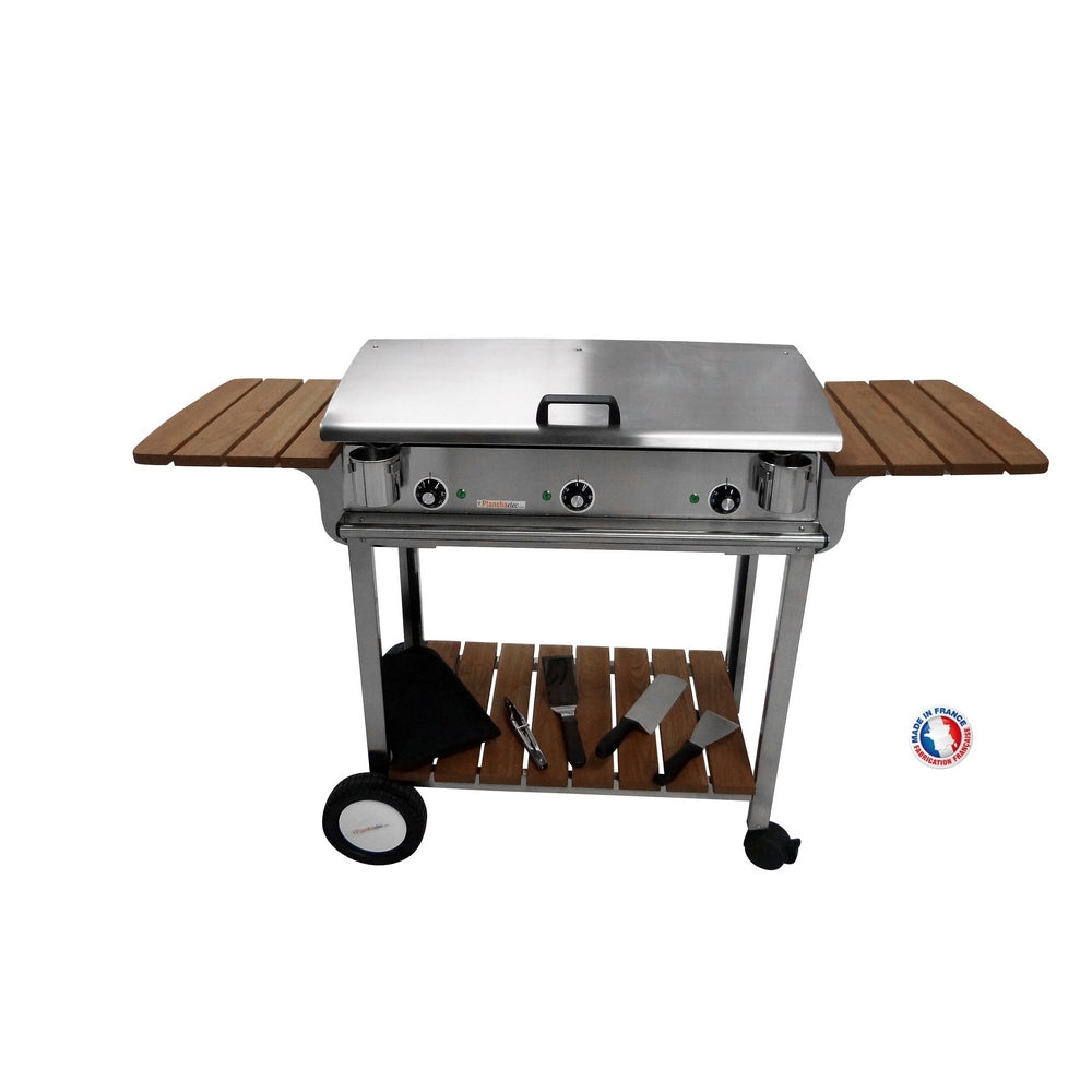 Pack plancha électrique  Lux 830 Inox - Chariot Elysée 831 Planchaelec - Mathon - 2