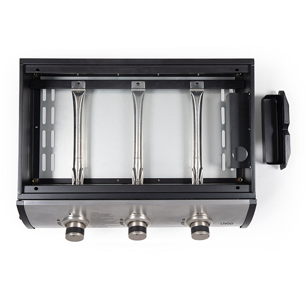 Plancha 3 brûleurs à gaz Livoo - Mathon - 3