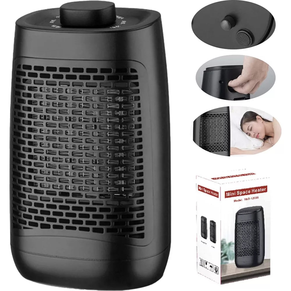 Radiateur Soufflant en Céramique Smart 1500W noir Vendos85 - Mathon