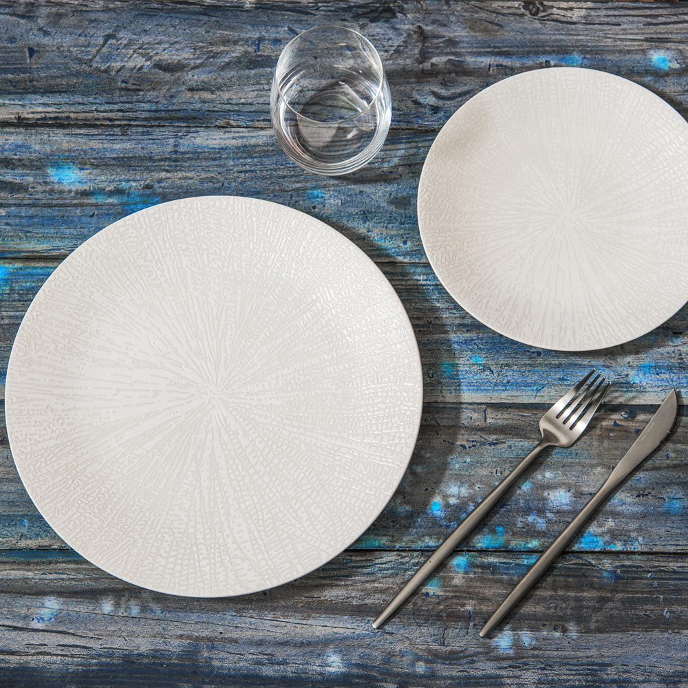 Assiette creuse Santal 19 cm blanc (lot de 6) Table passion - Mathon - 3
