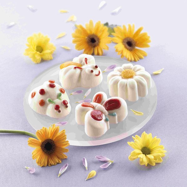 1 Moule silicone Printemps 8 décors avec cadre rigide Silikomart - Mathon - 1