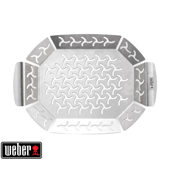 Grand panier à légumes en acier inoxydable Weber - Mathon - 2