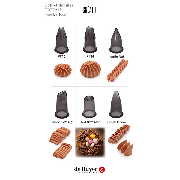 Coffret 6 douilles en Tritan Créatif De Buyer - Mathon - 3