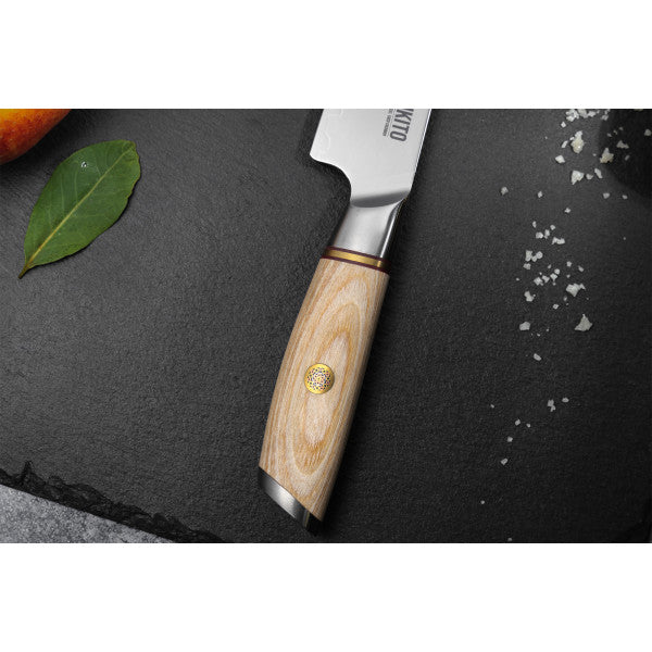 Couteau Fukito Pakka San Mai modèle Universel 13cm Fukito - Mathon - 5